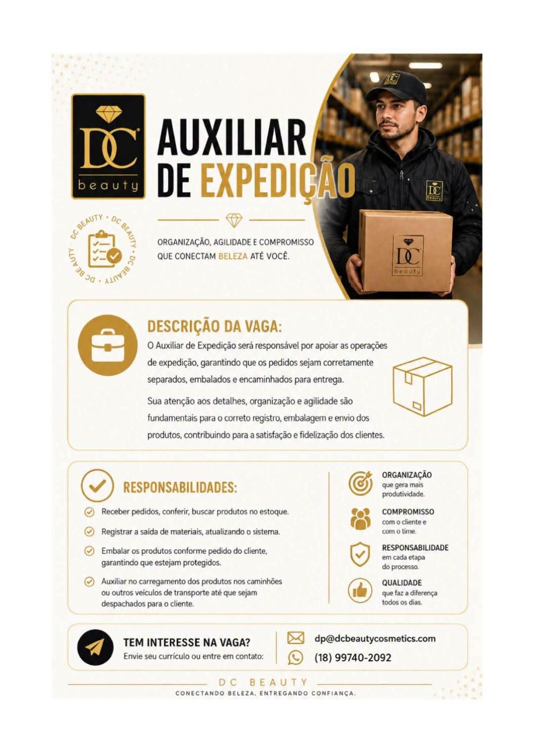 Vaga Aux De Expedi&Ccedil;&Atilde;o
