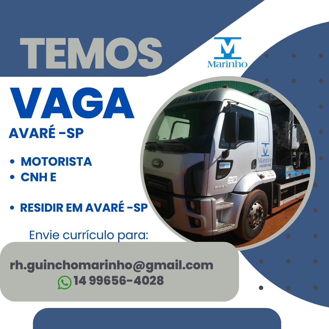 Vaga Em Avar&Eacute;