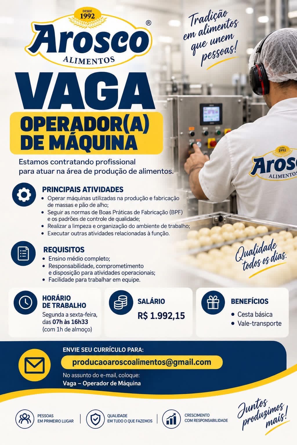 Vaga Na Arosco