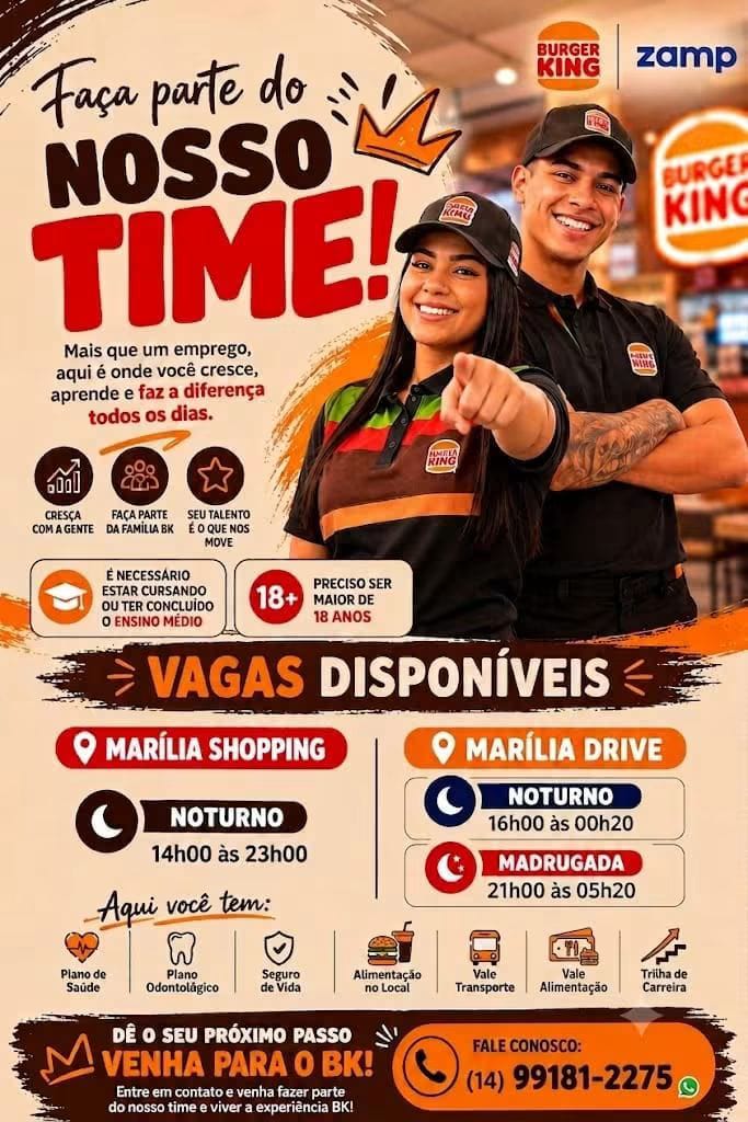 Vaga No Bk