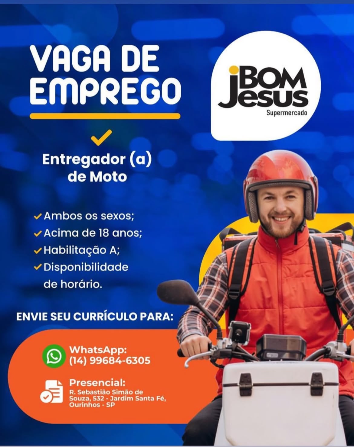 Vaga No Bom Jesus