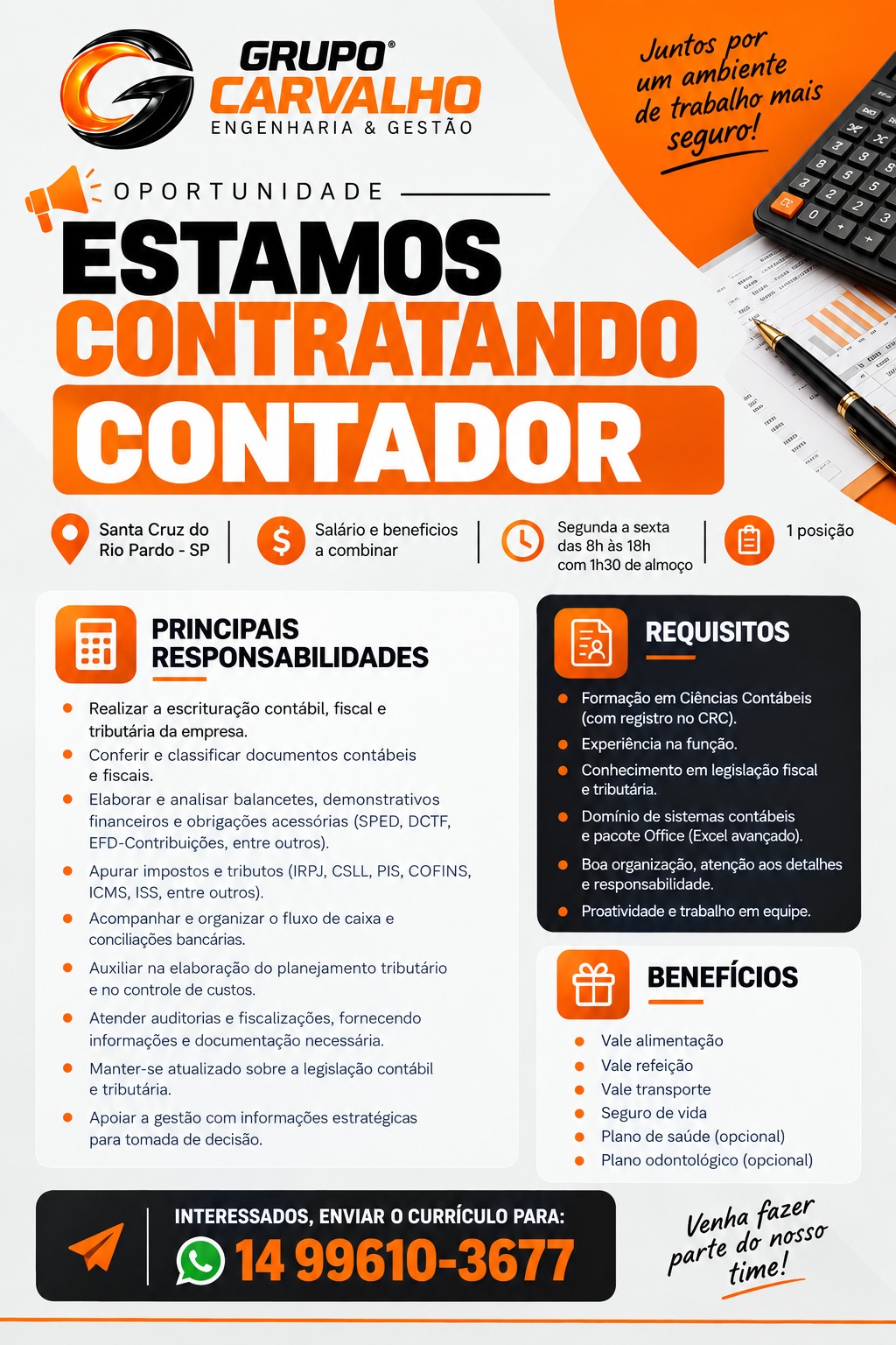 Vaga Para Contador