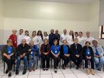 Alunas Da Uati E A Coordenadora Gerda Com Alunos E Professores De Enfermagem Do Unifio