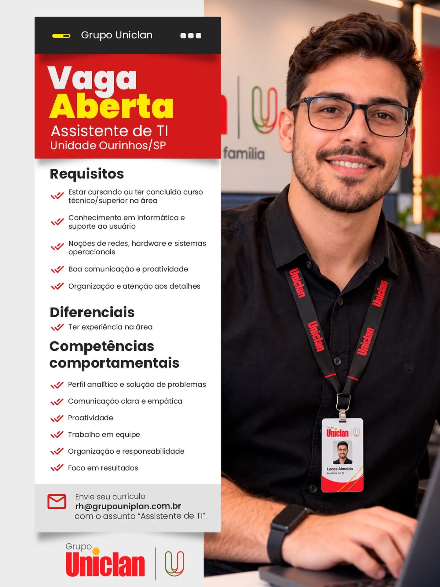 Vaga Para Assistente De Ti